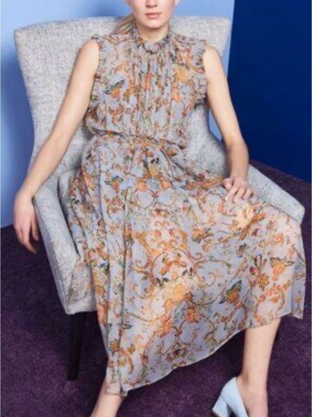 Zimmermann 100% Silk Midi Dress